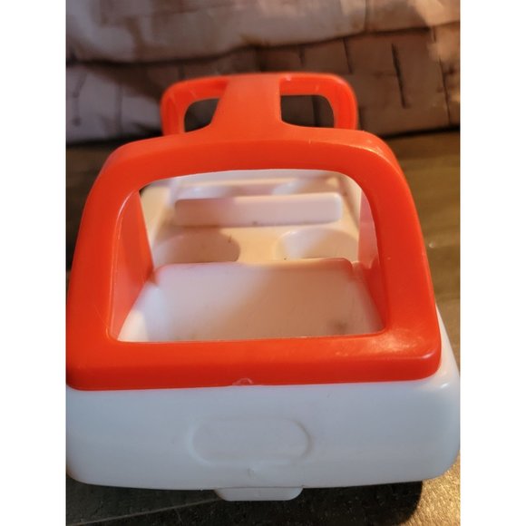 Little Tikes car white orange toy doll accessory - Picture 5 of 6